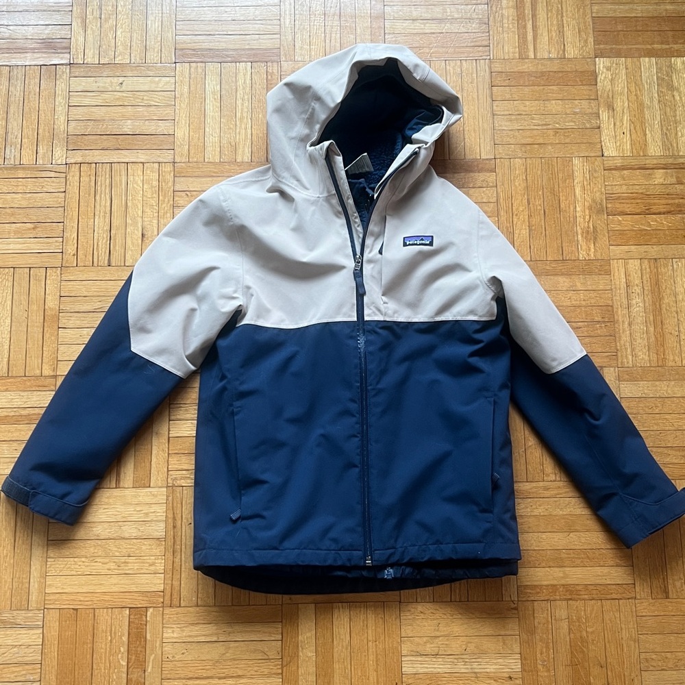 Patagonia Kids Jacket - Tan and Navy